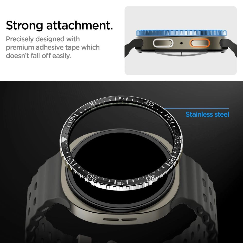 Spigen Bezel Tune Diver Cover for Samsung Galaxy Watch 8 44mm - Black_13