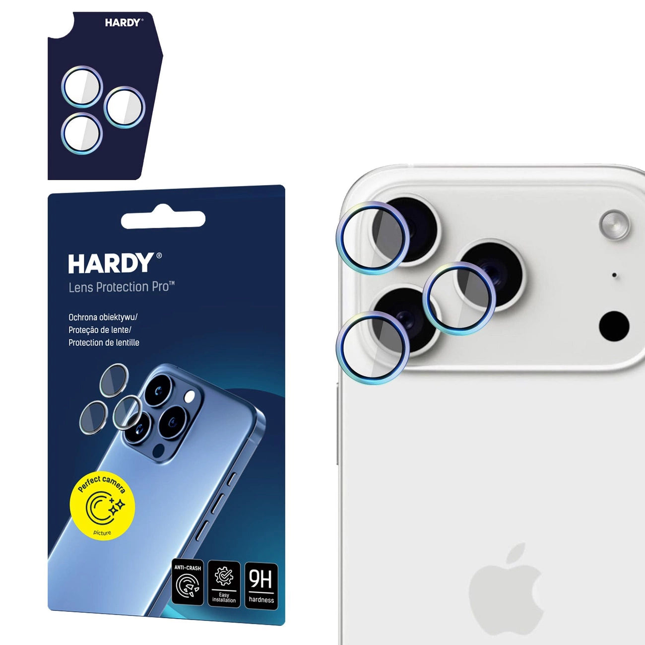 3mk HARDY Lens Protection Pro Glass for iPhone 17 Pro / 17 Pro Max - Multicolor_0