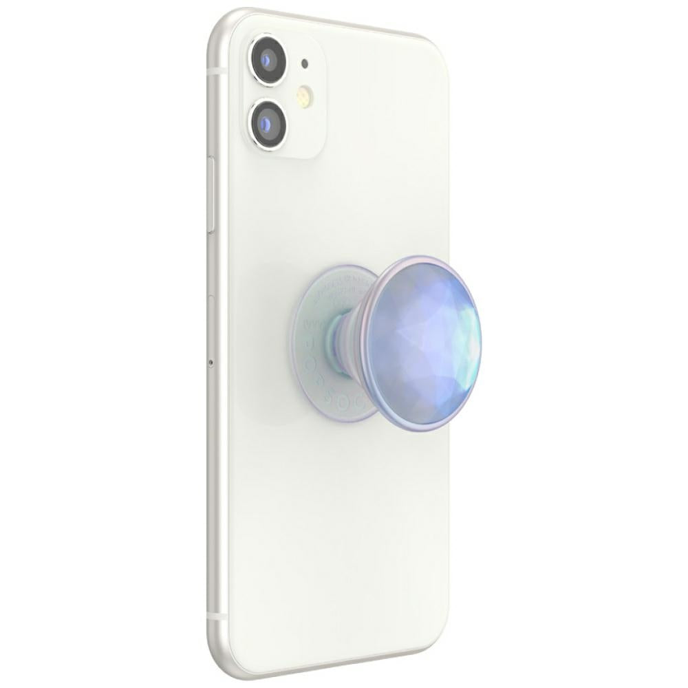 Popsockets Luxe Iridescent Dichroic Phone Holder and Stand - White_6