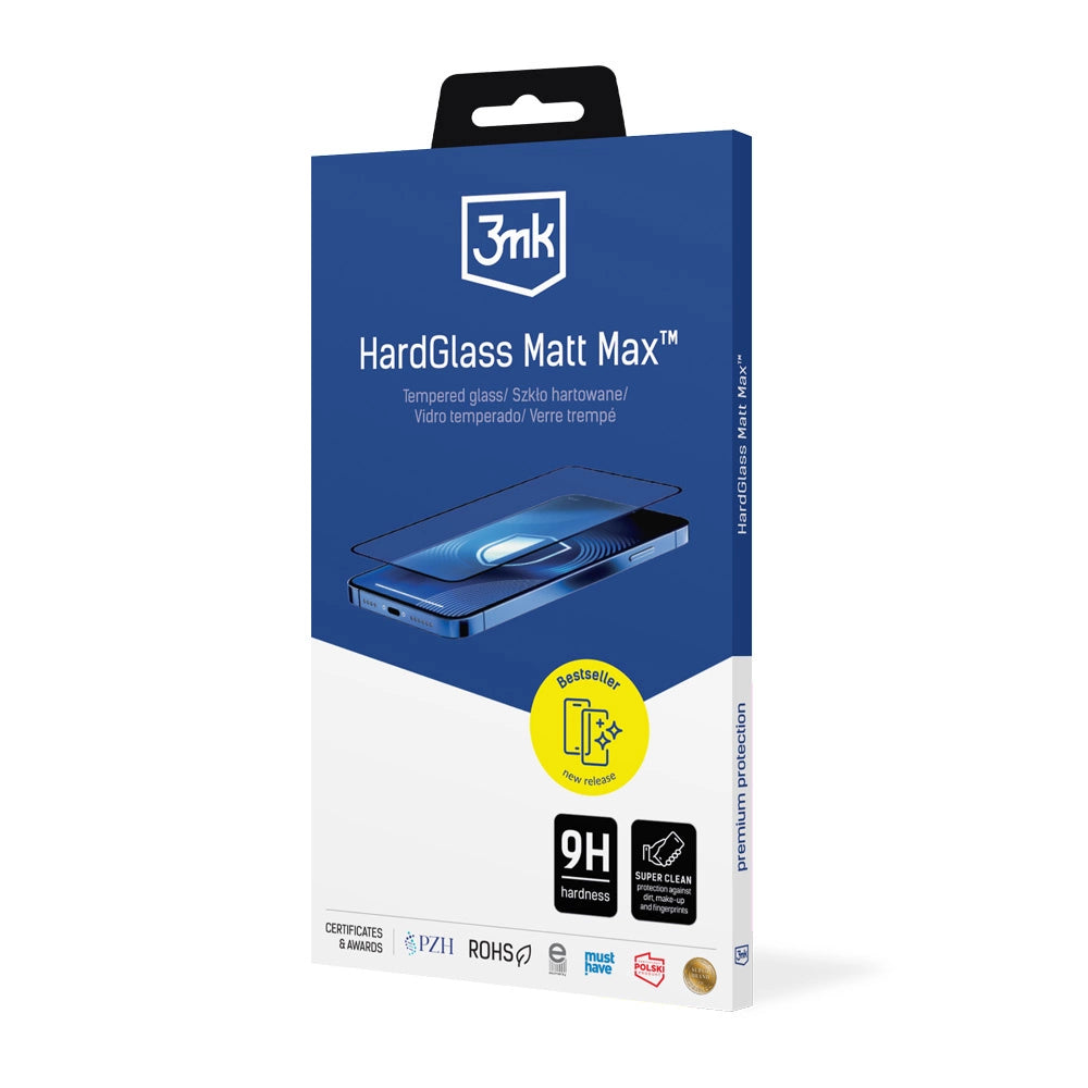 3mk HardGlass Matt Max Tempered Glass for iPhone 17 Pro Max_0