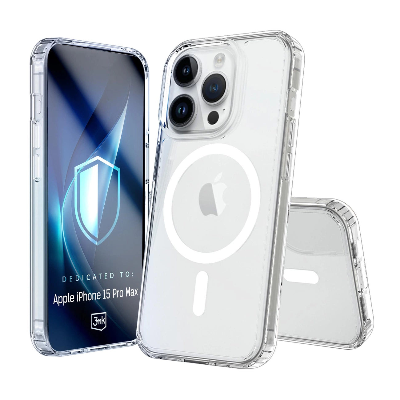 3mk Armor MagCase for iPhone 15 Pro Max - Transparent_0