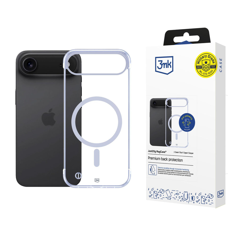 3mk Just20g MagCase for iPhone 17 Air - Transparent_0