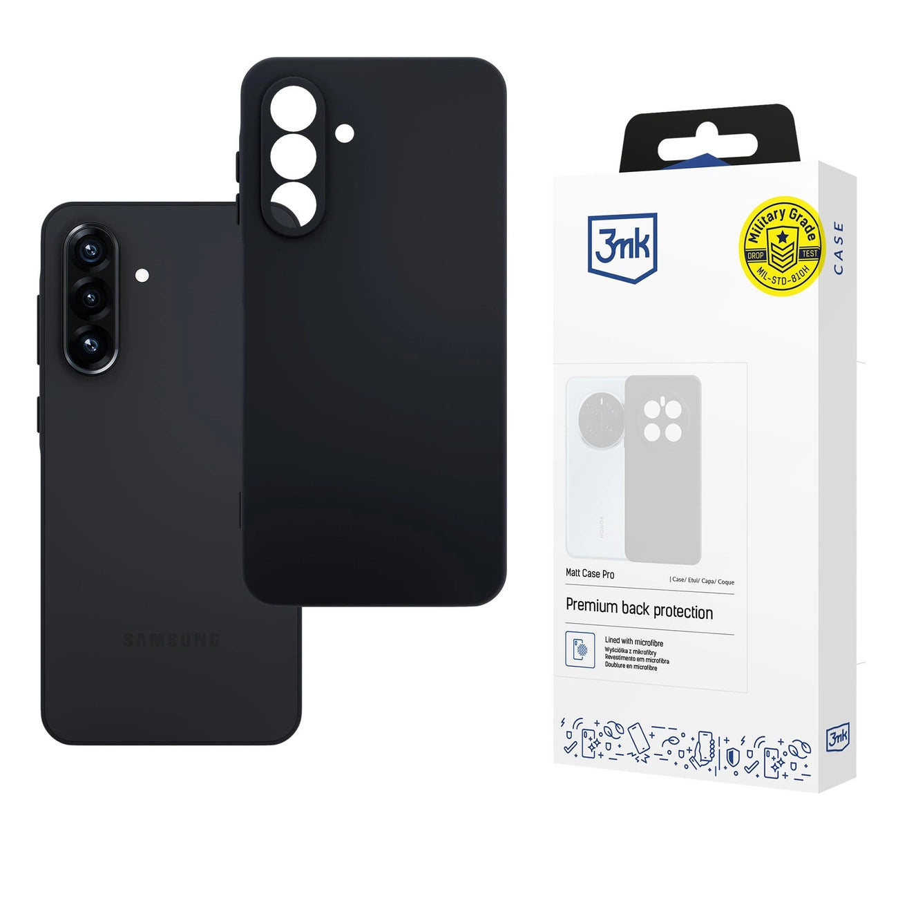 3mk Matt Case Pro for Samsung Galaxy A26 5G - Matte Black_0