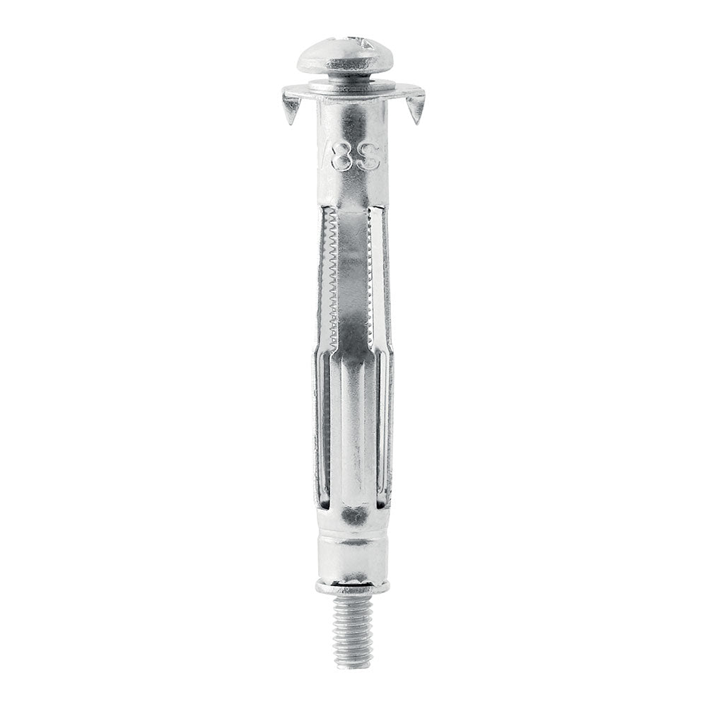 BlÃster 10 unidades bucha de expansão metálica ø8x46 parafuso m4x58 5001548 rapid_0