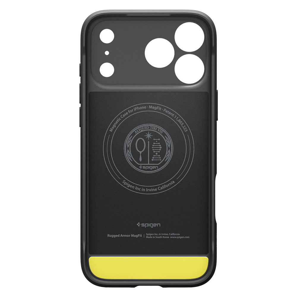 Spigen Rugged Armor Mag MagSafe Case for iPhone 17 Pro Mat - Matte Black_2