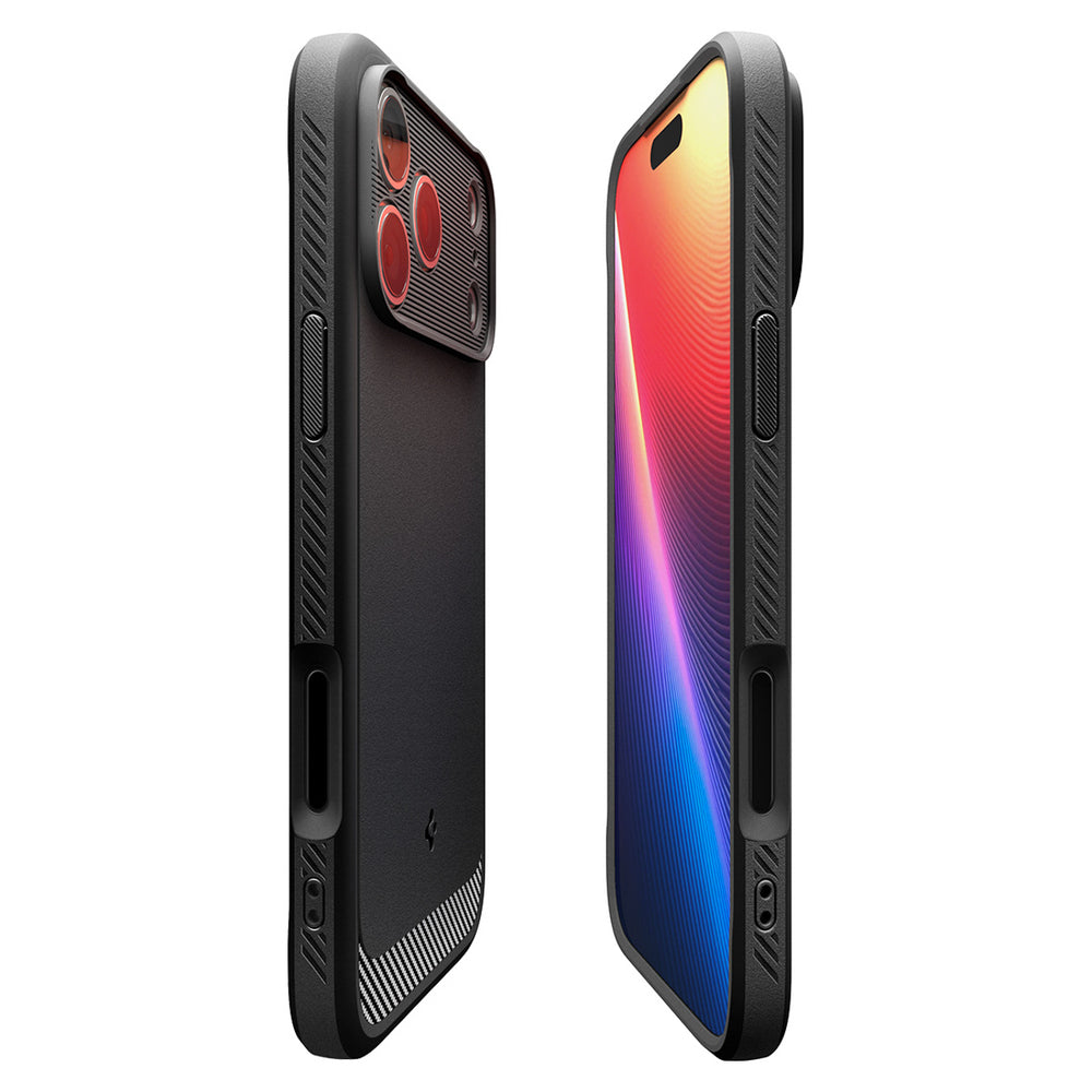 Spigen Rugged Armor Mag MagSafe Case for iPhone 17 Pro Mat - Matte Black_5