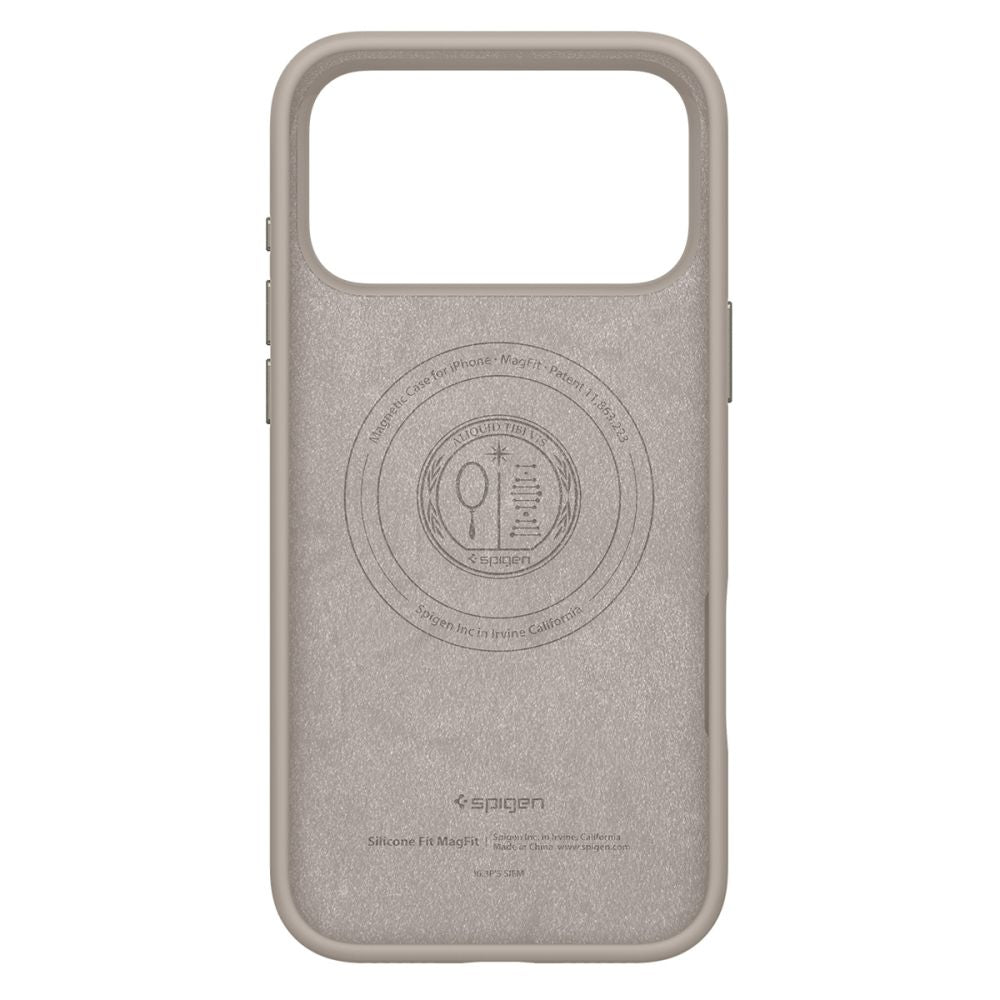 Spigen Silicone Fit MagSafe Case for iPhone 17 Pro Max - Gray_2