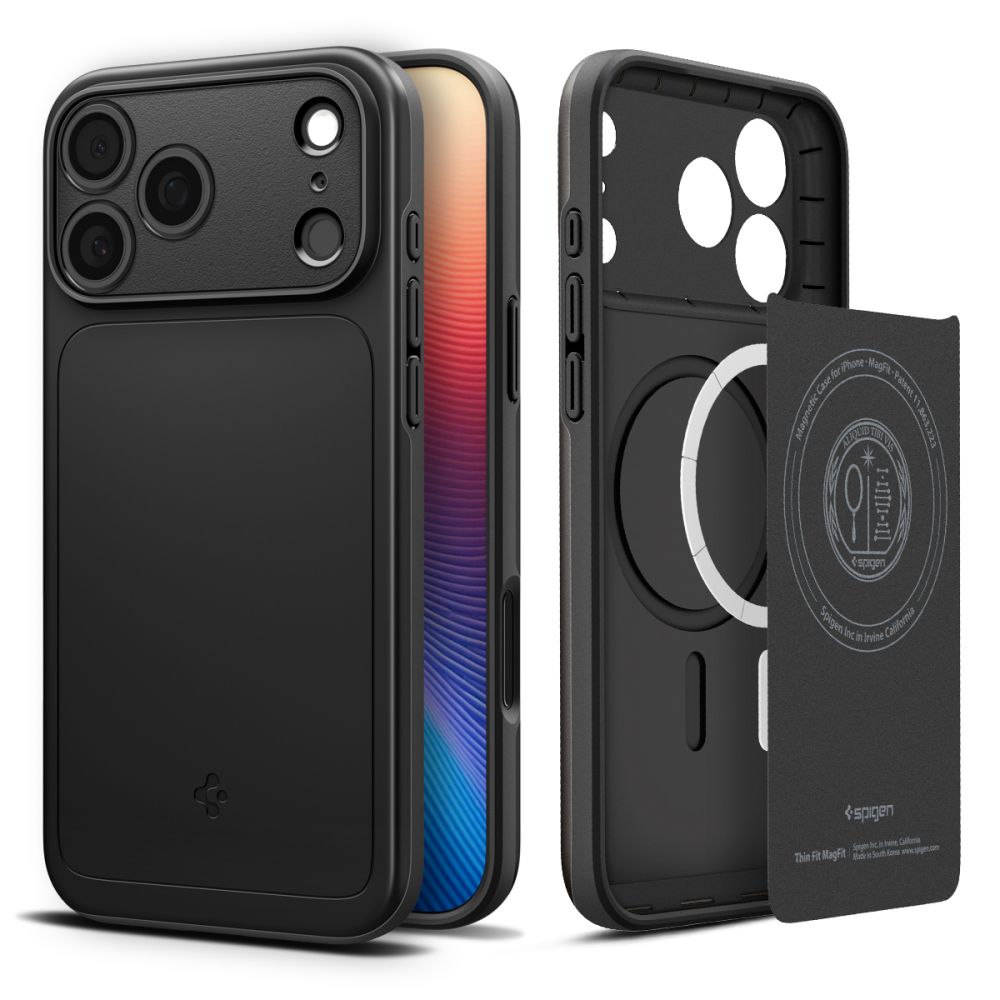 Spigen Thin Fit MagSafe Case for iPhone 17 Pro - Black_0