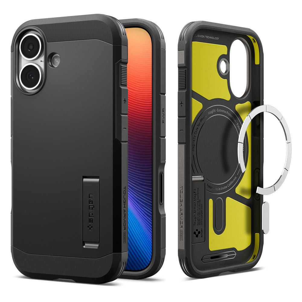 Spigen Tough Armor "T" MagSafe case for iPhone 17 - black_0