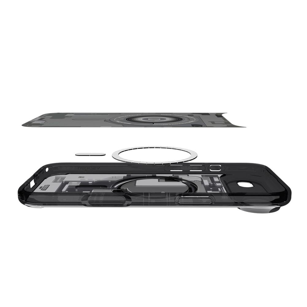 Spigen Ultra Hybrid MagSafe case for iPhone 17 Air Zero One - black_6