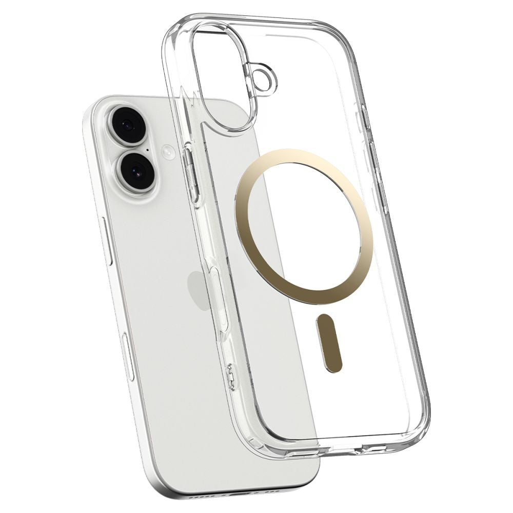 Spigen Ultra Hybrid MagSafe Case for iPhone 17 - Transparent Gold_3
