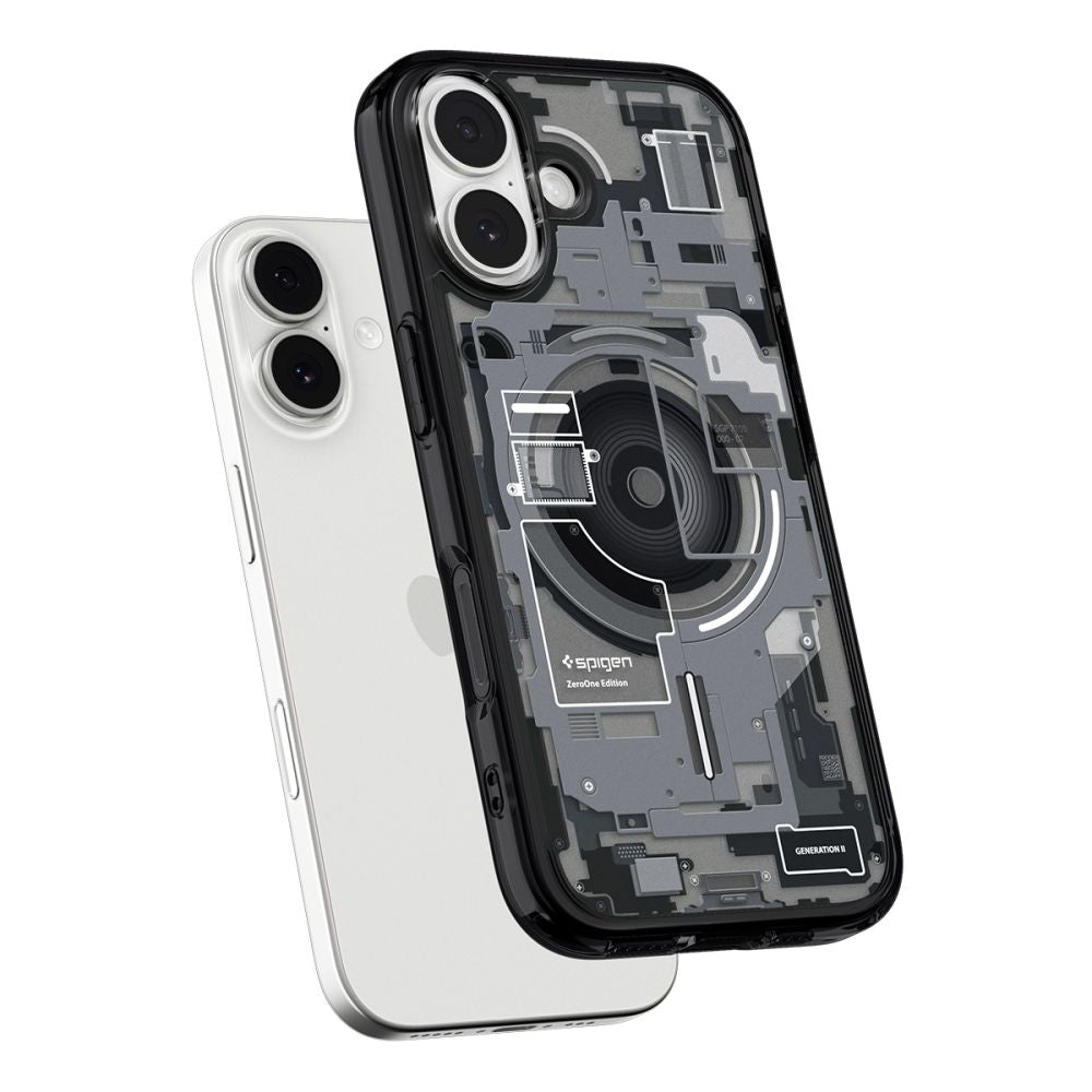 Spigen Ultra Hybrid MagSafe case for iPhone 17 Zero One - black_4