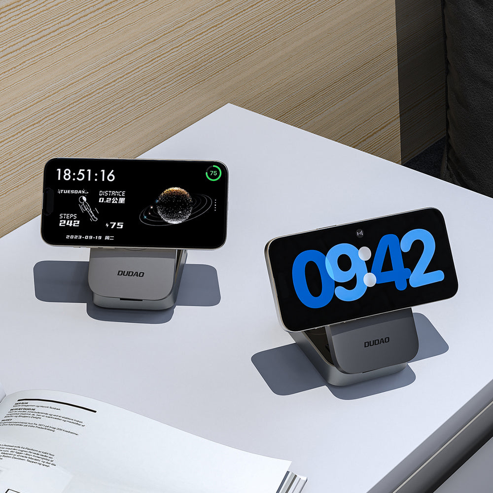 Stacja ładująca 3 w 1 Dudao A11 Max indukcyjna kompatybilna z MagSafe - szara_8
