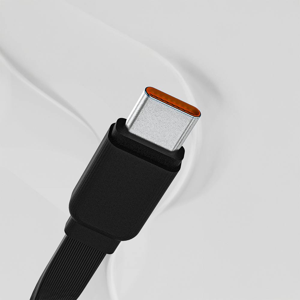 Powerbank Dudao K32 10000 mAh z wbudowanym kablem USB-C/Lightning - czarny_2