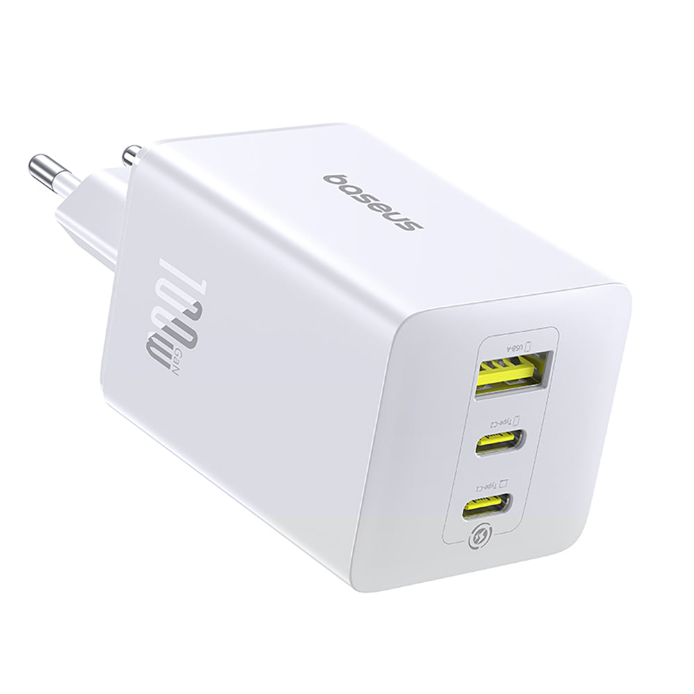Baseus EnerFill FE11 2 x USB-C / USB-A 100W Wall Charger - White_2