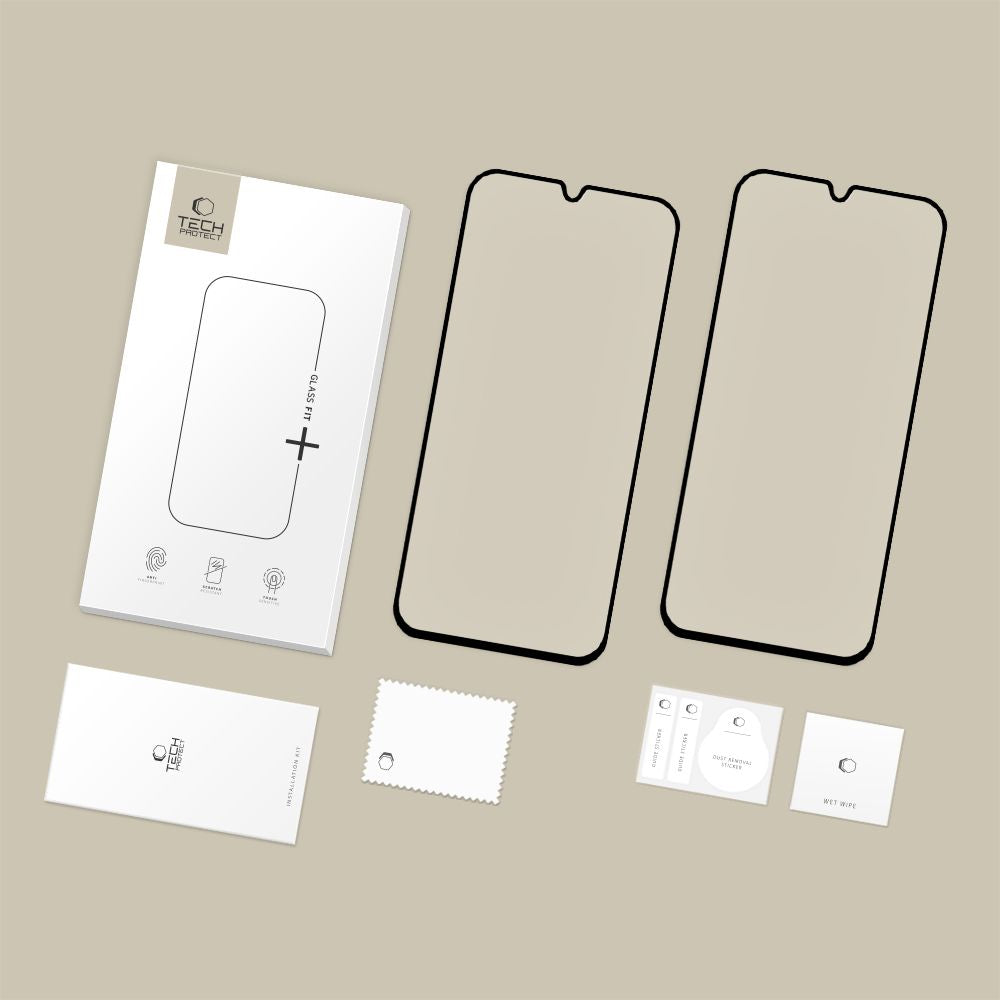 Tech-Protect Glass Fit+ 2-pack tempered glass for Samsung Galaxy A16 4G / 5G / A26 5G / A17 4G / 5G - black_6