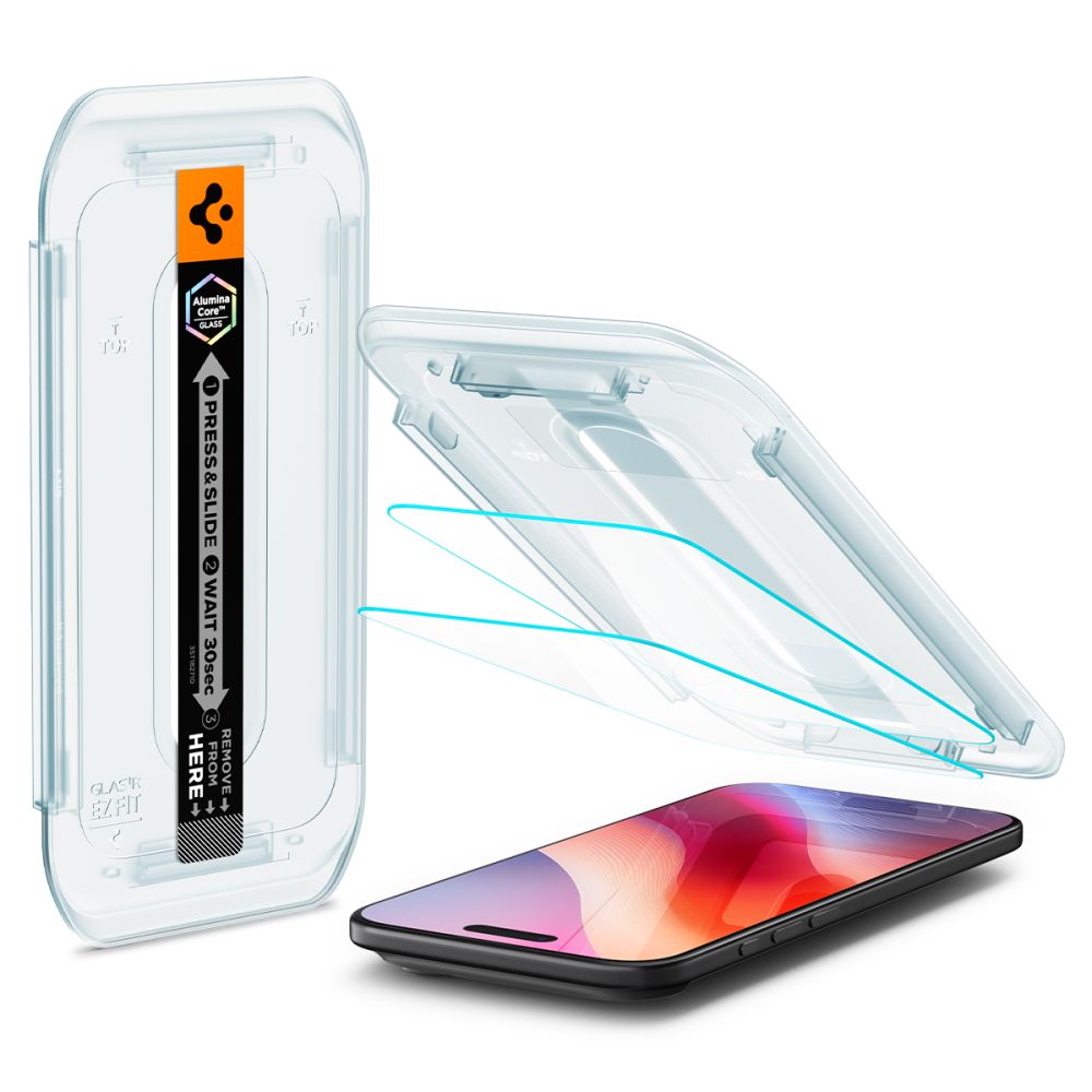 Szkło hartowane Spigen Glas.TR EZ Fit 2-pack na iPhone 17 Air - przezroczyste_1