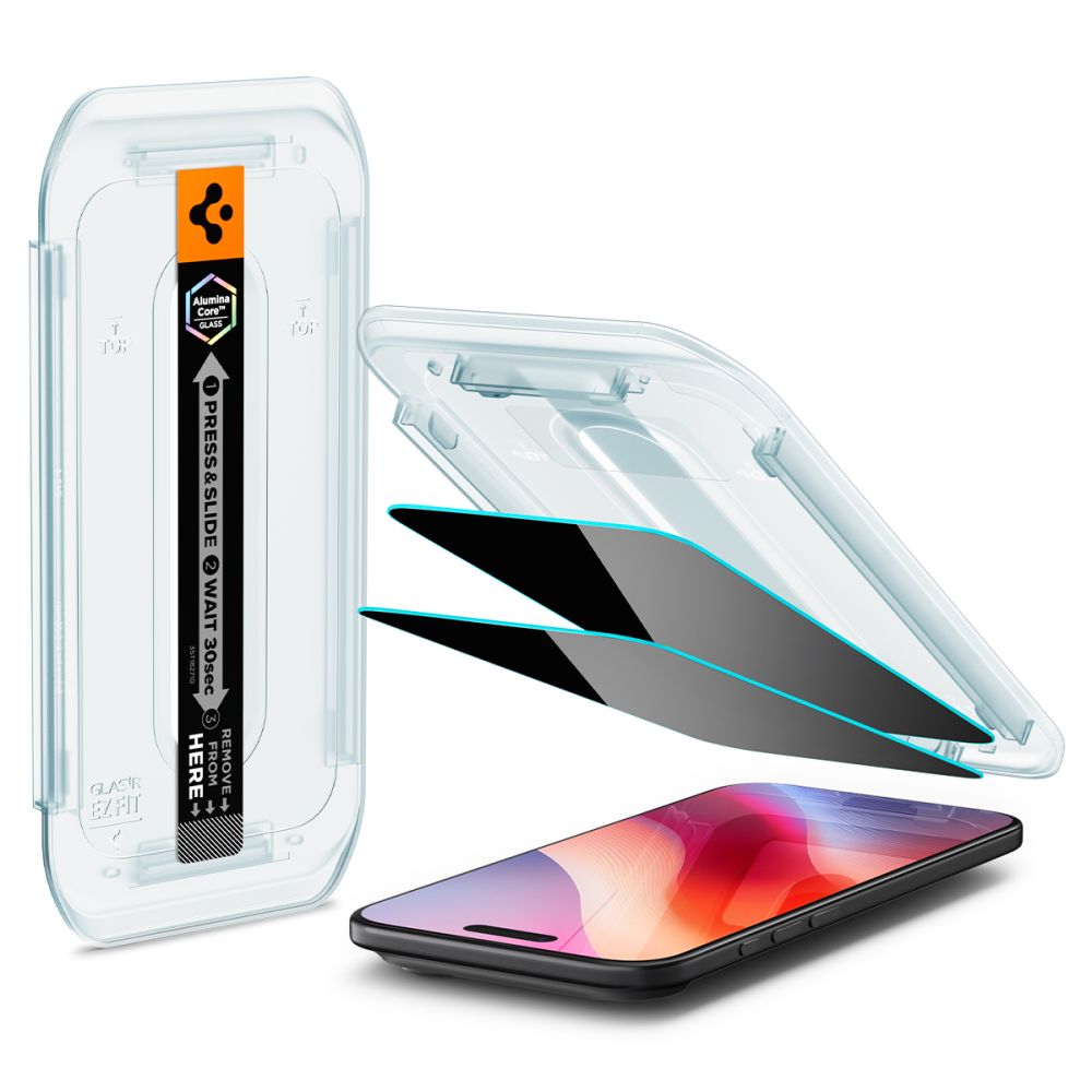 Szkło prywatyzujące Spigen Glas.TR EZ Fit 2-pack na iPhone 17 Air_1