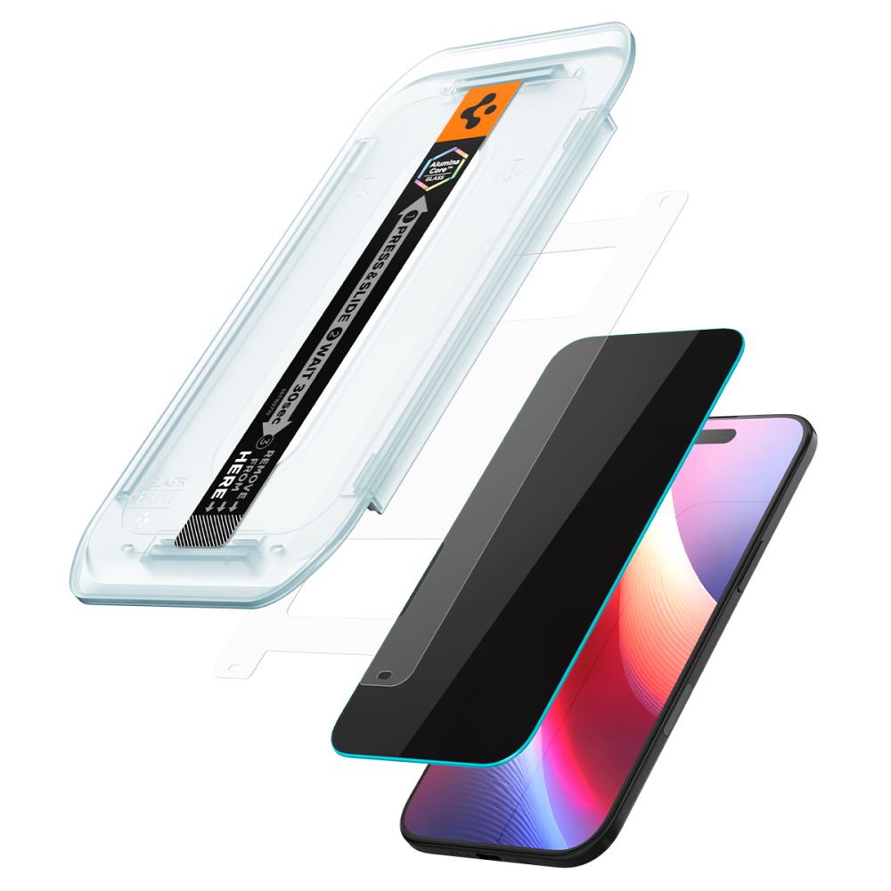 Szkło prywatyzujące Spigen Glas.TR EZ Fit 2-pack na iPhone 17 Air_2