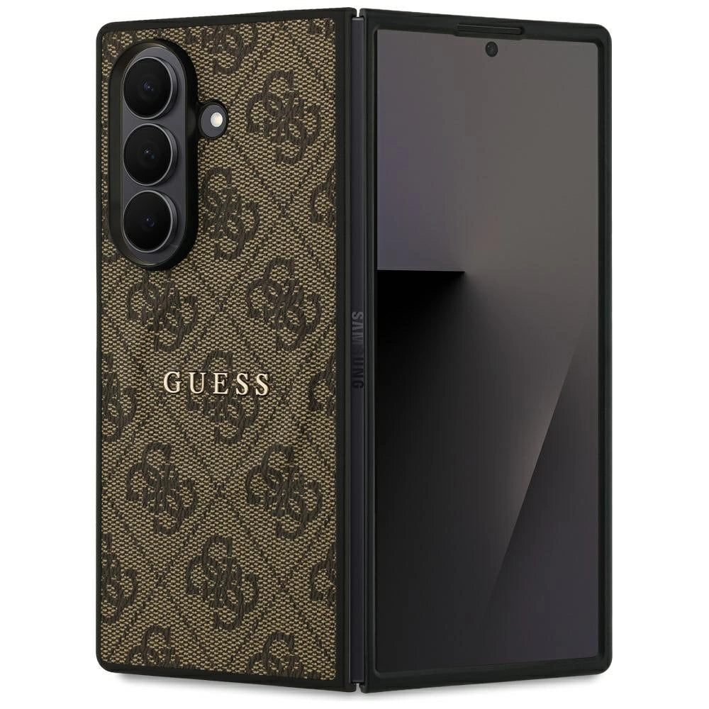 Etui Guess 4G Classic MagSafe na Samsung Galaxy Z Fold7 - brązowe_0