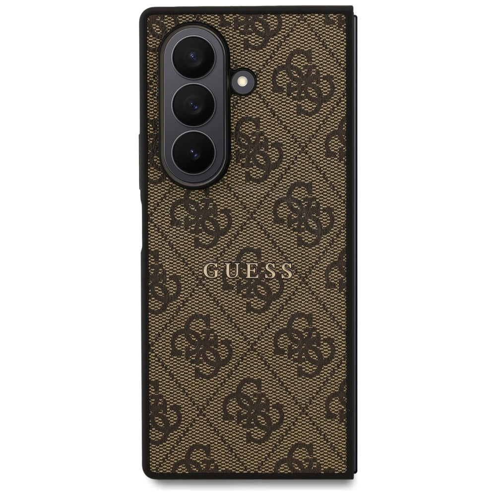Etui Guess 4G Classic MagSafe na Samsung Galaxy Z Fold7 - brązowe_1