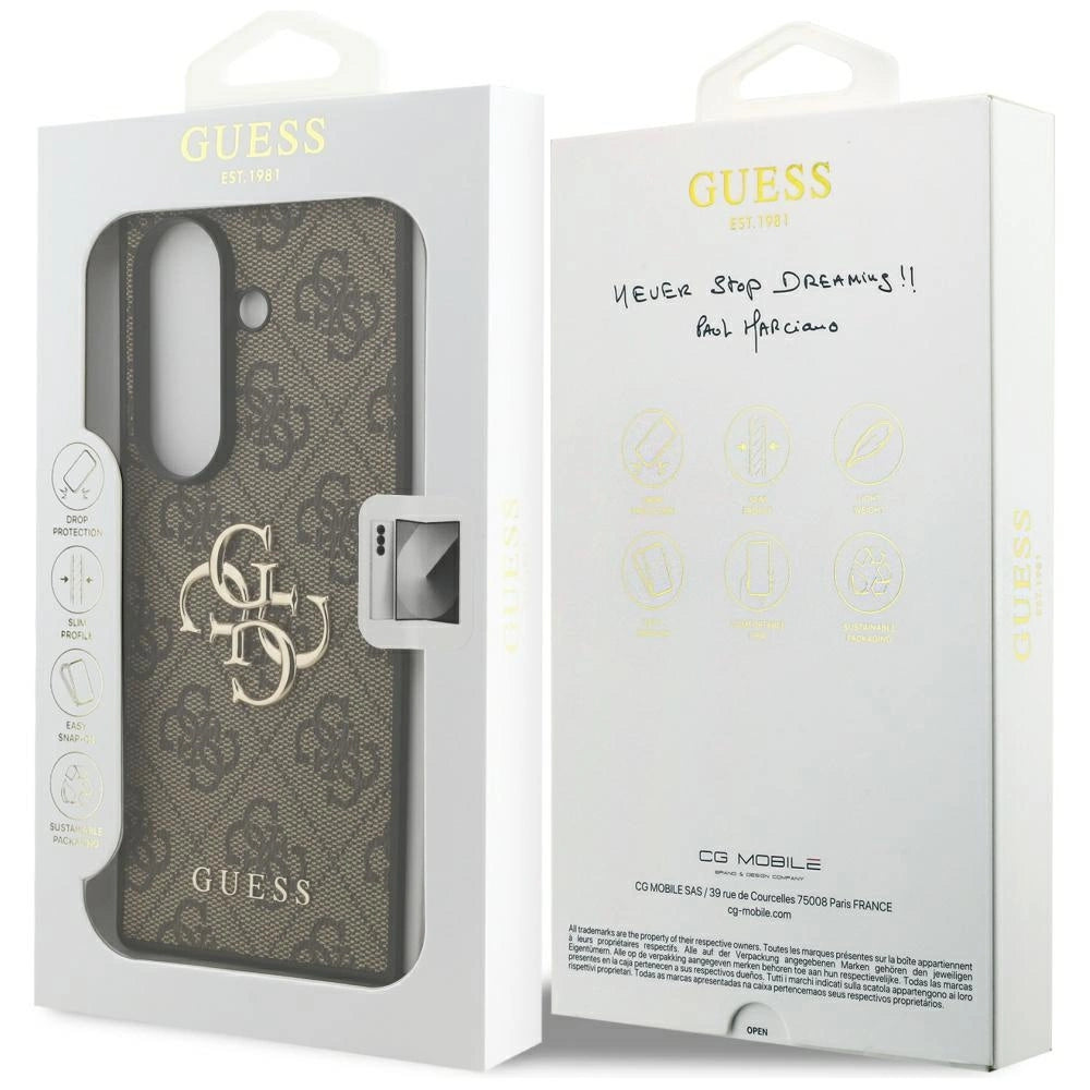 Etui Guess Big 4G Logo Classic Logo do Samsung Galaxy Z Fold7 - brązowe_7