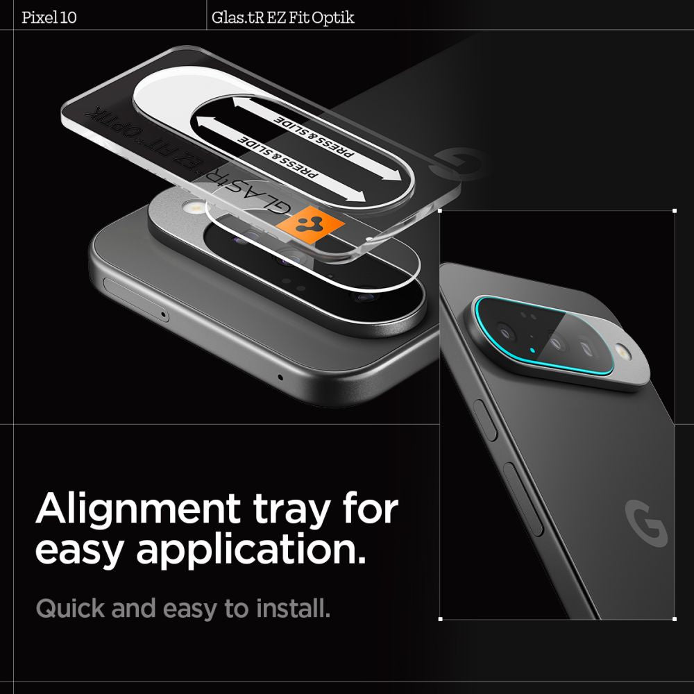Spigen Optik Glas.tR Camera Protector 2-pack for Google Pixel 10 - Transparent_14