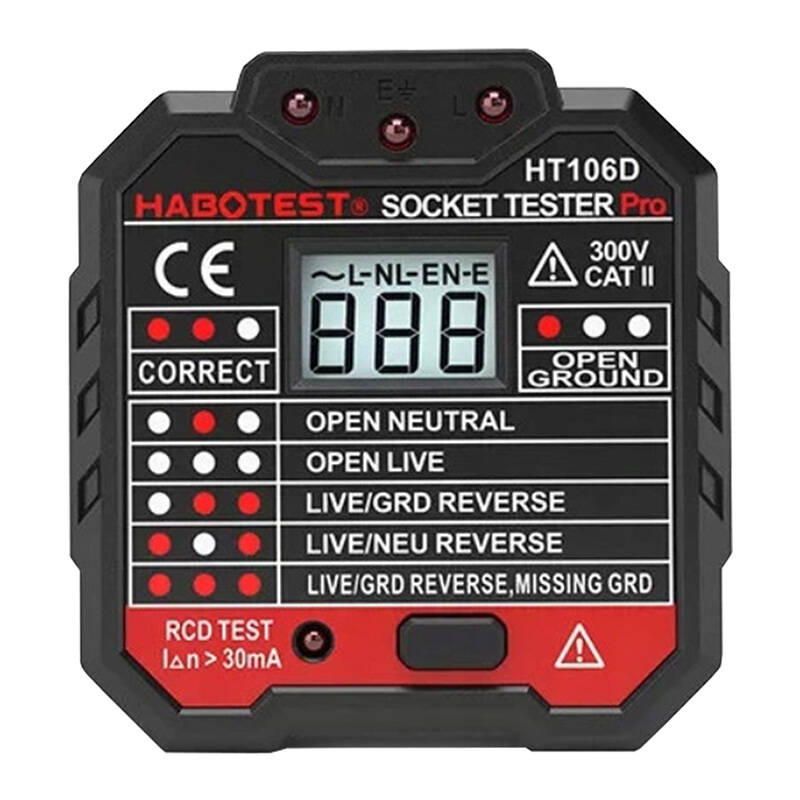 Socket tester with digital display Habotest HT106D_0