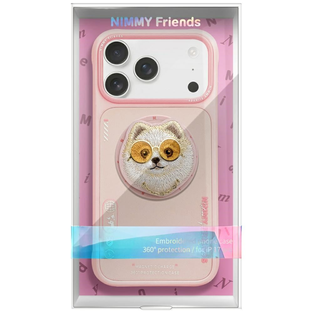 Nimmy Glasses Cool Dog MagSafe Case for iPhone 17 - Pink_1