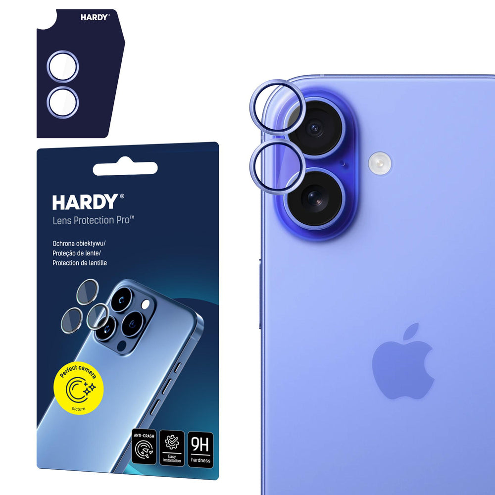3mk HARDY Lens Protection Pro lens glass for iPhone 17 - blue_0
