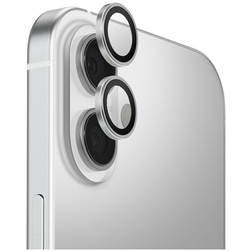 Uniq Optix Aluminum Camera Lens Protector for iPhone 17 with Applicator - Silver_0