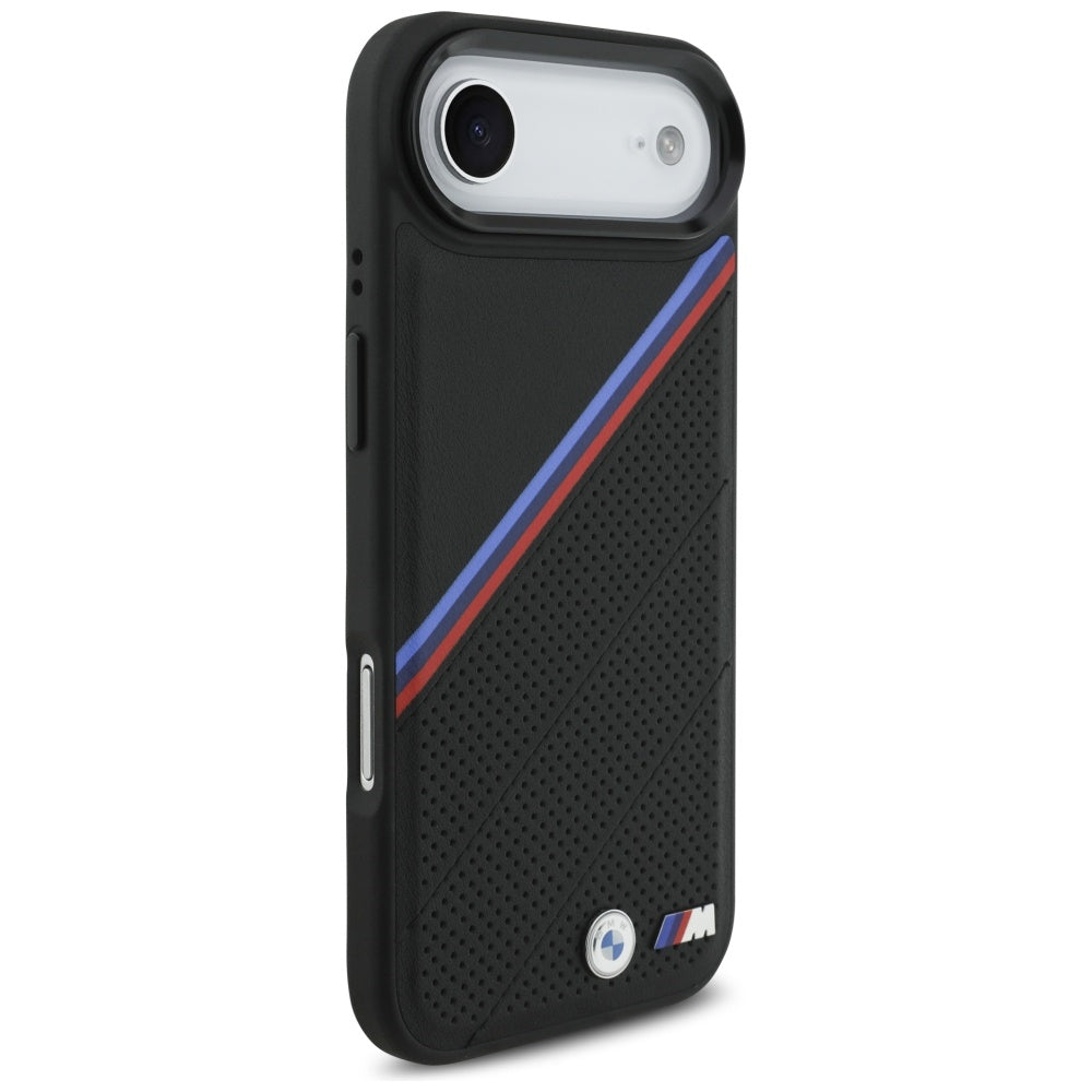 BMW M Tricolor Metal Logo MagSafe Case for iPhone 17 Air - Black_3