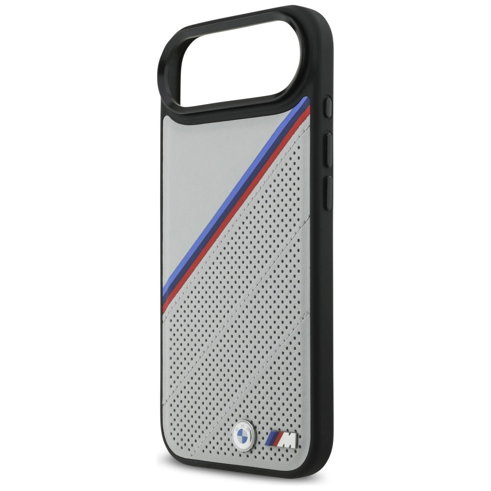 BMW M Tricolor Metal Logo MagSafe Case for iPhone 17 Air - Gray_5