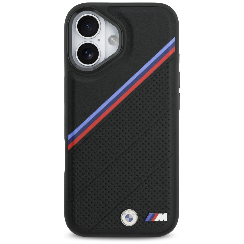 BMW M Tricolor Metal Logo MagSafe Case for iPhone 17 - Black_2