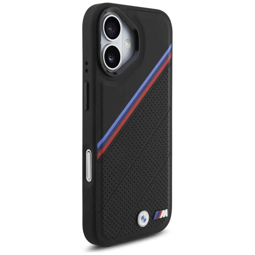 BMW M Tricolor Metal Logo MagSafe Case for iPhone 17 - Black_3