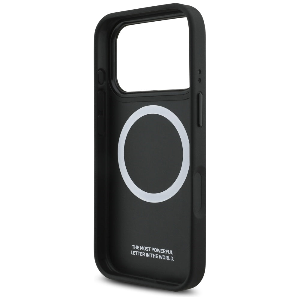 BMW M Tricolor Metal Logo MagSafe Case for iPhone 17 Pro - Black_6