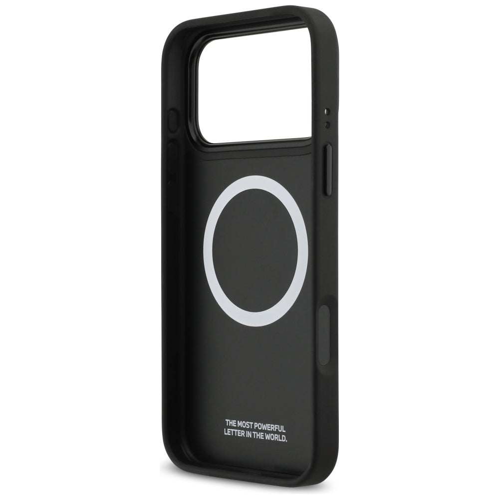 BMW M Tricolor Metal Logo MagSafe Case for iPhone 17 Pro Max - Gray_6