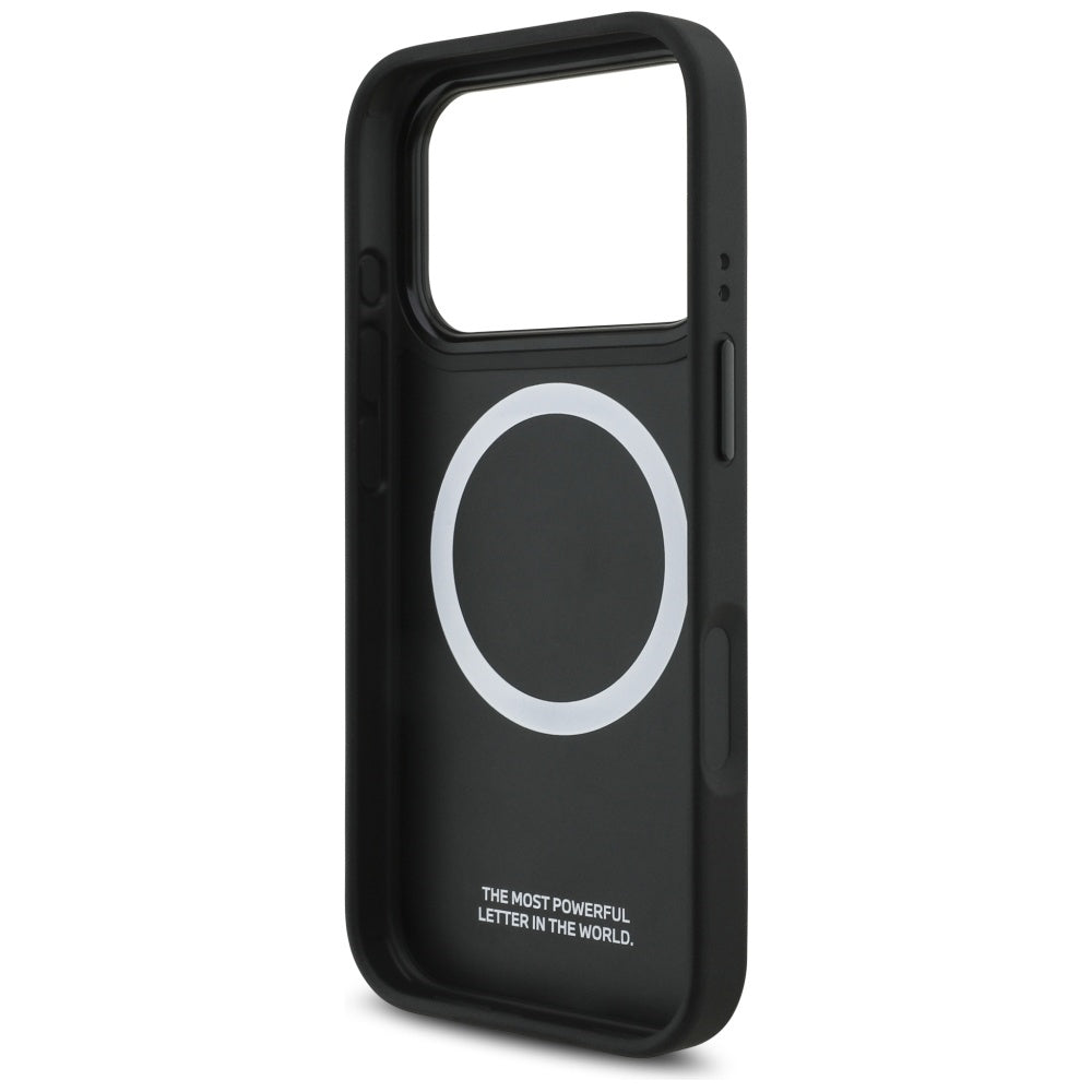 BMW M Tricolor Metal Logo MagSafe Case for iPhone 17 Pro - Gray_6