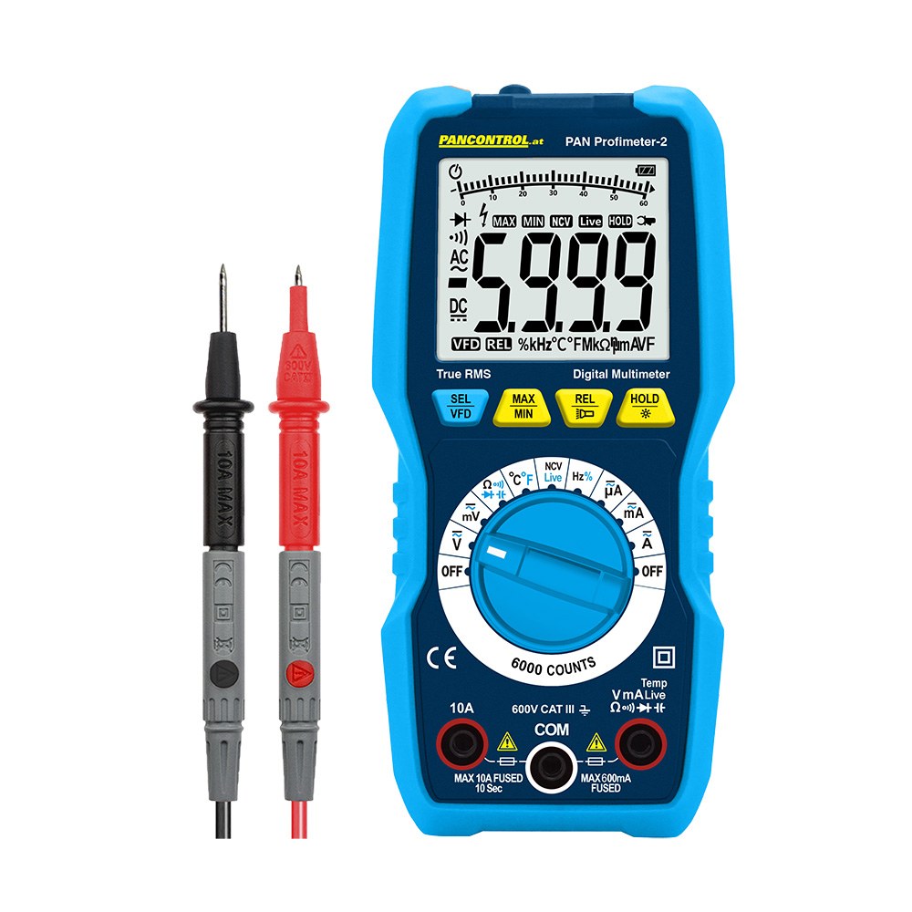 MultÃmetro digital pan profimeter-2 cat iii 600 v_0