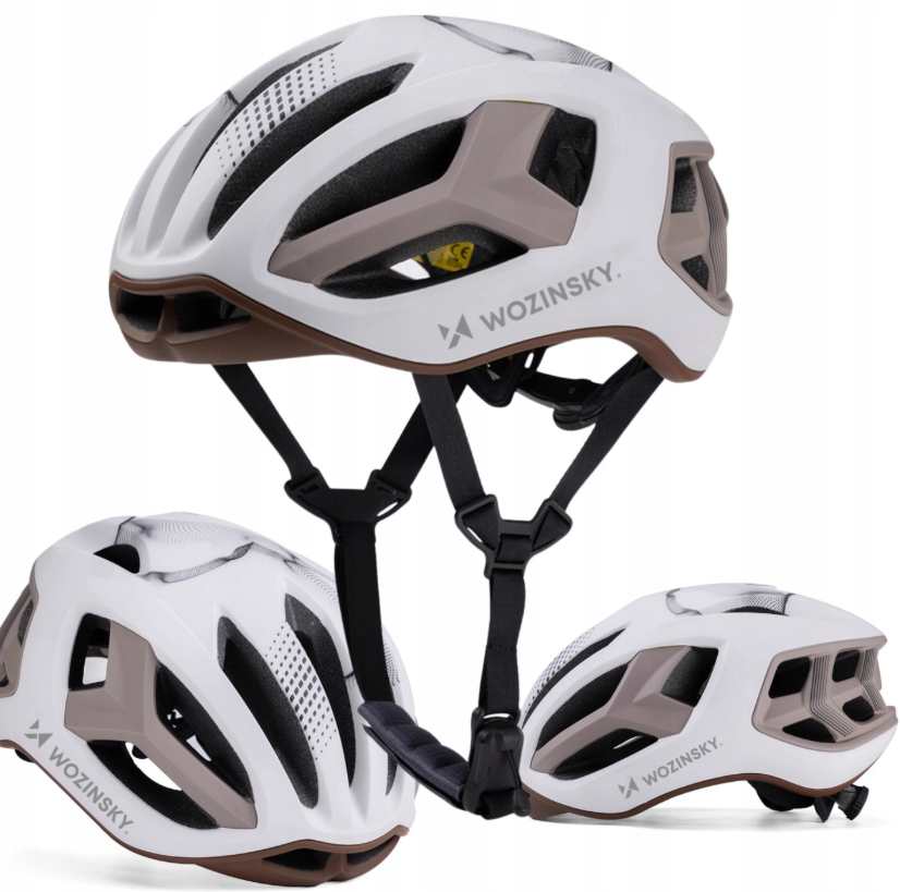 Wozinsky Ultralight Road Bike Helmet 54-58 cm - Taupe_11