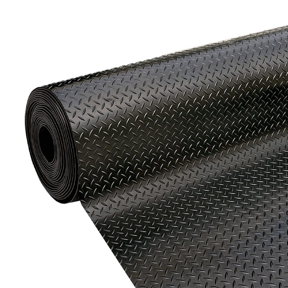 Tapete de borracha com padrão diamante, 1 x 10 m_0