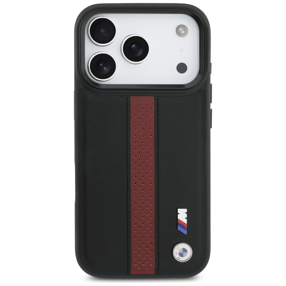 BMW M Perforated Stripe Logo MagSafe Case for iPhone 17 Pro - Red_2