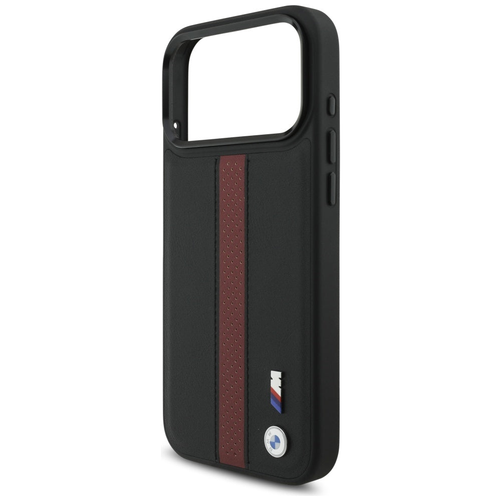 BMW M Perforated Stripe Logo MagSafe Case for iPhone 17 Pro Max - Red_5