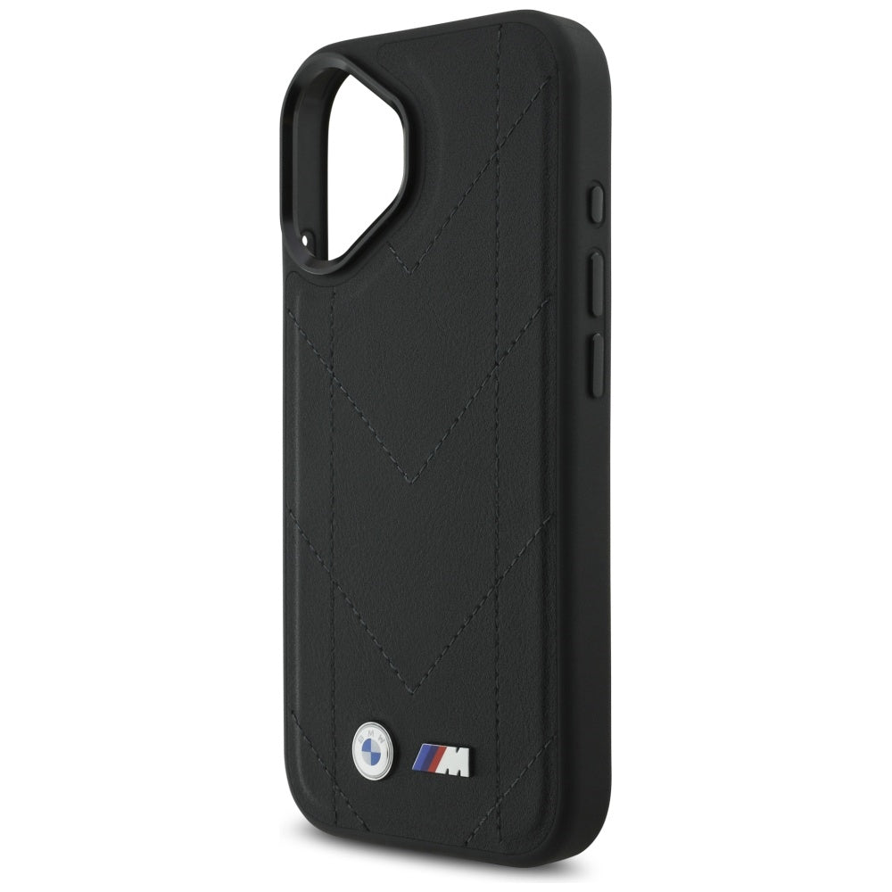 BMW M Quilted Logo MagSafe iPhone 17 Case - Black_5