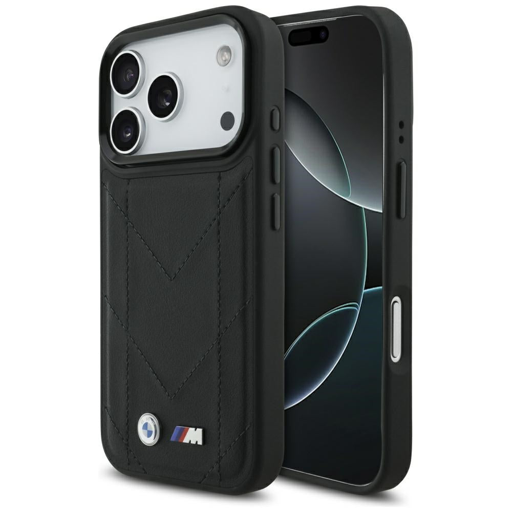 BMW M Quilted Logo MagSafe Case for iPhone 17 Pro - Black_0