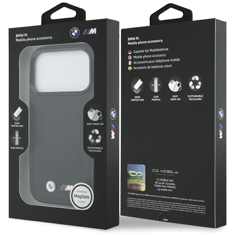 BMW M Quilted Logo MagSafe Case for iPhone 17 Pro - Black_7