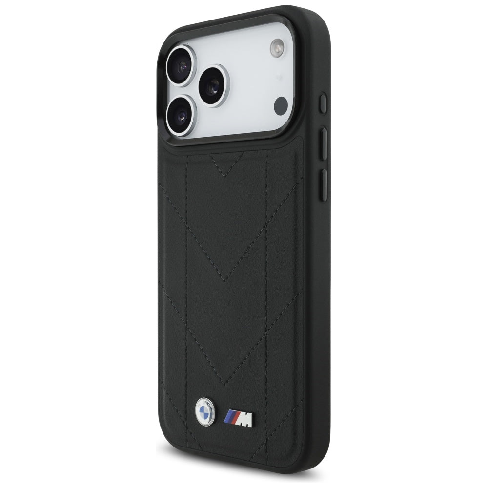 BMW M Quilted Logo MagSafe Case for iPhone 17 Pro Max - Black_1