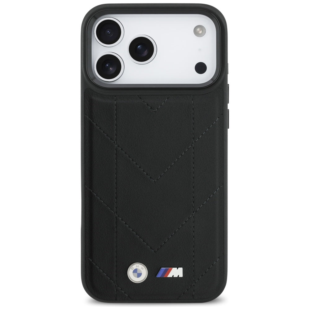 BMW M Quilted Logo MagSafe Case for iPhone 17 Pro Max - Black_2