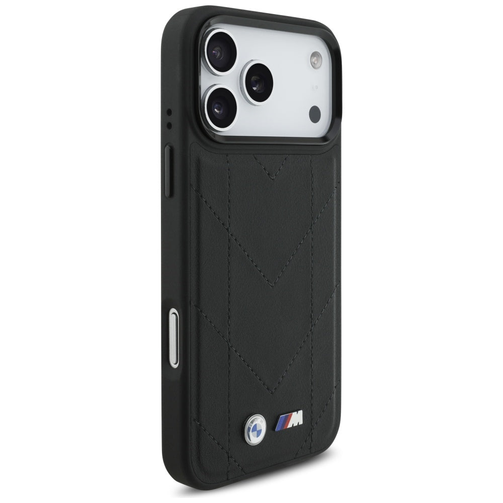 BMW M Quilted Logo MagSafe Case for iPhone 17 Pro Max - Black_3