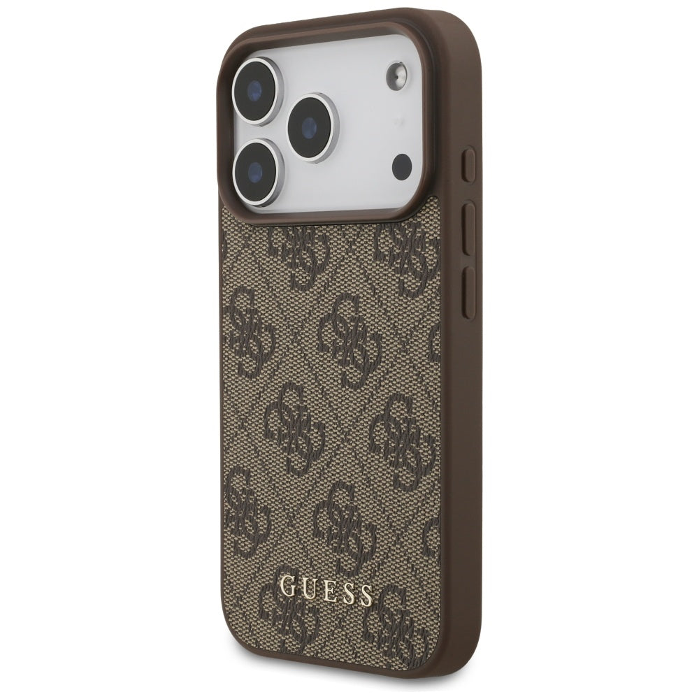 Guess 4G Classic Case for iPhone 17 Pro - Brown_1